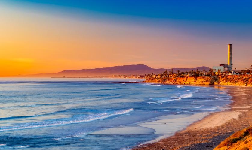 加州威尼斯海滩高清图片（加州有名的海滩）